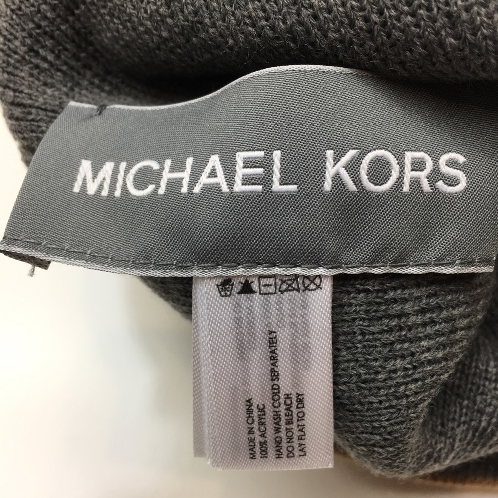 Michael Kors Tan and GrayReversible Beanie - Picture 4 of 5